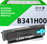Lexmark B341H00 HIGH YLD RTN PGM TNR CRTG