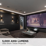 ViewSonic LS832WU 5000 Lumens WUXGA Ultra Short Throw Projector with 1