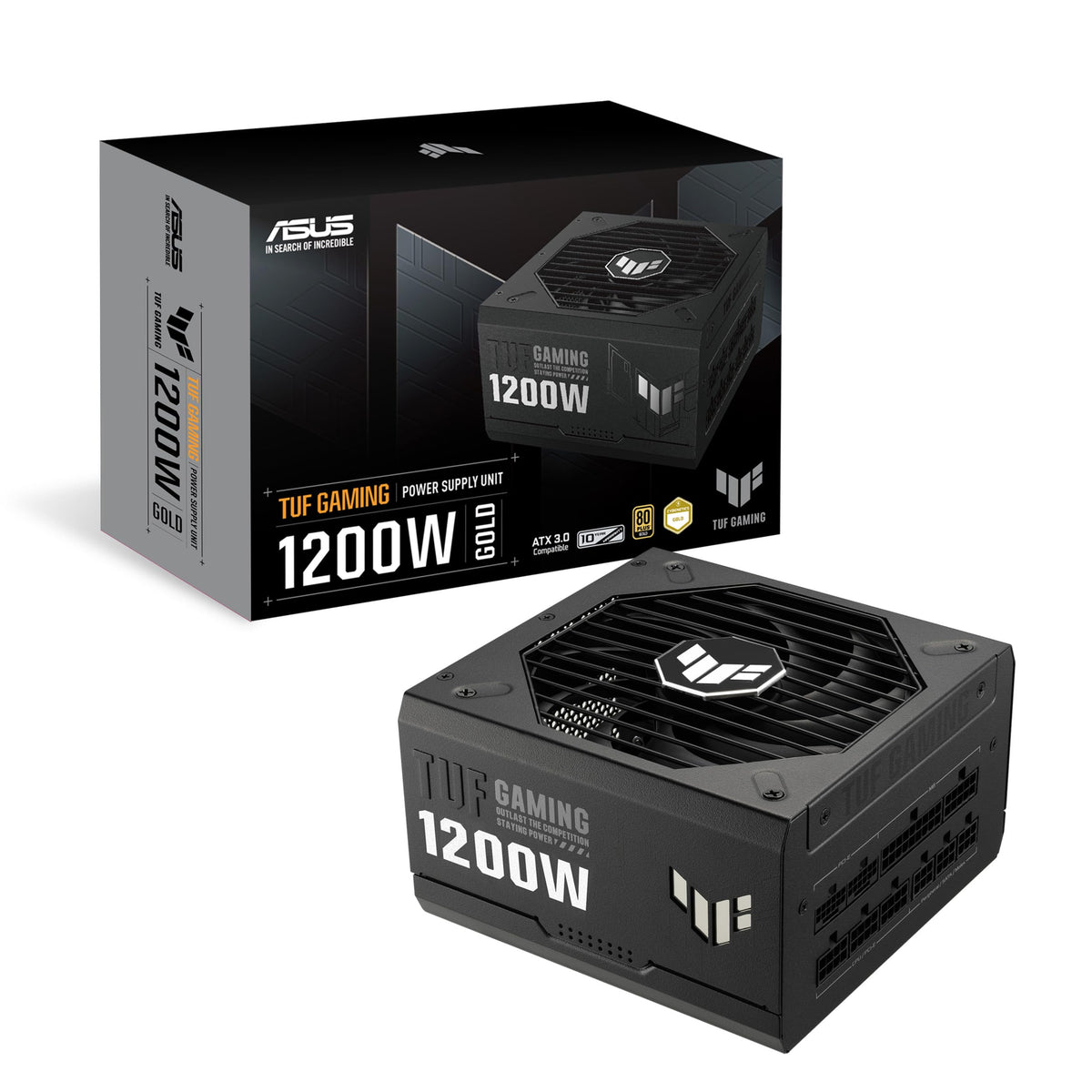ASUS TUF Gaming 1200W Gold (1200 Watt, ATX 3.0 Compatible Fully Modula