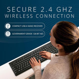 Ensemble Kensington KM150 EQ sans fil, clavier et souris sans fil