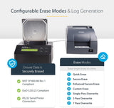 StarTech.com Single Bay Hard Drive Eraser, Standalone HDD/SSD Sanitize