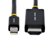 StarTech 6FT (1.8M) Mini Displayport to HDMI Adapter Cable, 4K 60HZ with HBR3/HDCP 2.3/DPCP, MDP to HDMI 2.0 Cable, Active Video Converter