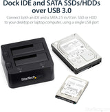 2-Bay USB 10Gbps to SATA Hard Drive Docking Station, USB Hard Drive Dock, External 2.5/3.5inc SATA III SSD/HDD Docking Station, Hot-Swappable
