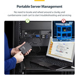 StarTech.com NOTECONS02 KVM Console to Laptop USB 2.0 Portable Crash C