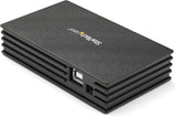 StarTech.com 4 Port Compact Black USB 2.0 Hub - Bus-powered or with In