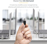 StarTech.com 25-Pack Universal Laptop Lock 6.6ft (2m), Master Keyed Se