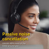 Jabra Evolve2 65 Link380c Uc Stéréo Socle