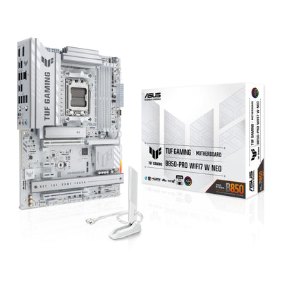 ASUS TUF Gaming B850-PRO WIFI7 W NEO AMD ATX Motherboard, 14+2+1 Power