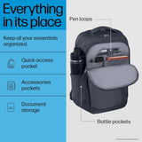 HP Everyday 16-inch Laptop Backpack, Water-Resistant 600D Recycled Pla