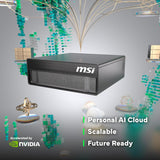 MSI EdgeXpert AI Supercomputer Desktop, ARM CPU, NVIDIA GB10 Grace Bla