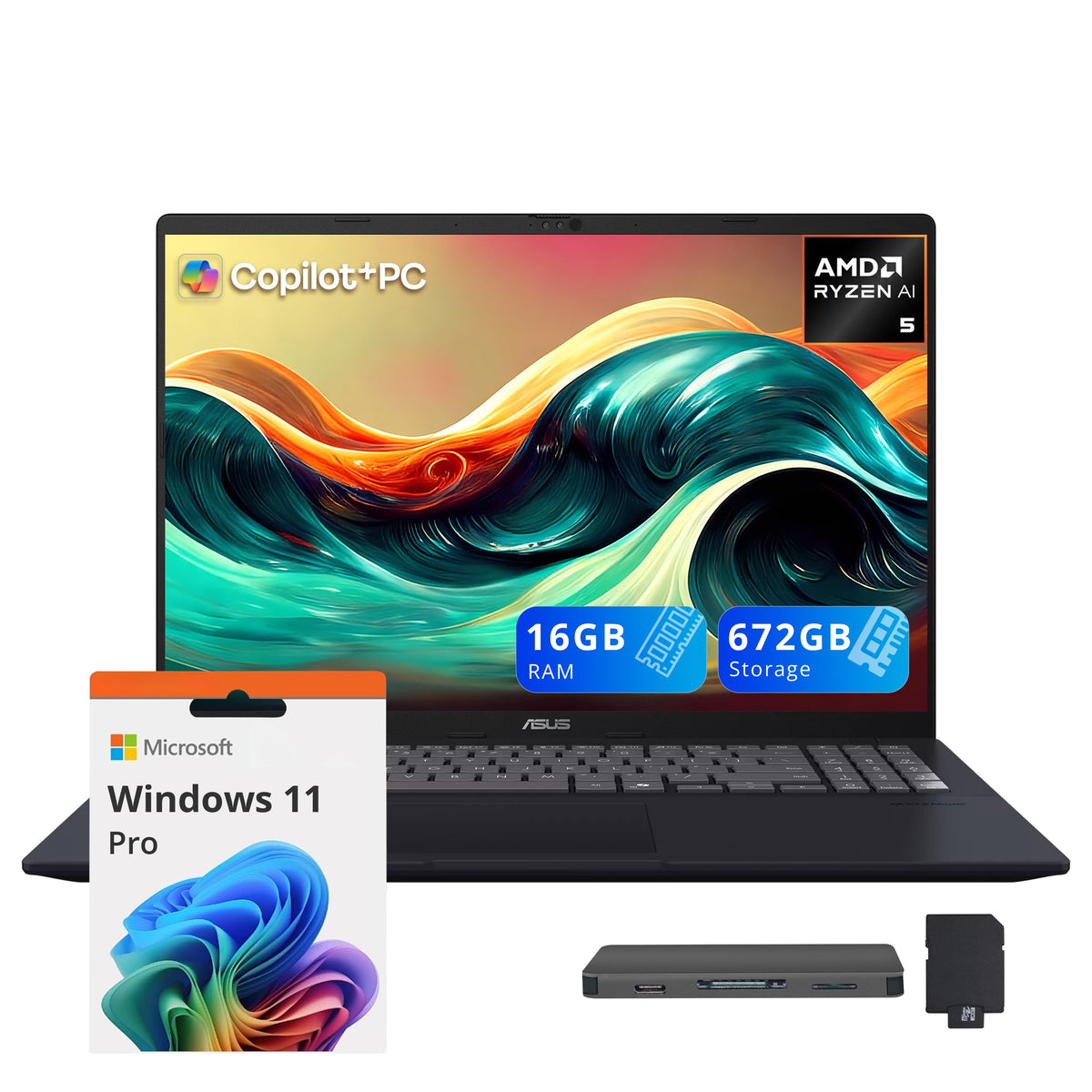 Asus PM3606CKA Ryzen AI 5 Laptop 16GB 512GB