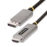 StarTech.com 6ft (2m) DisplayPort to HDMI Adapter Cable, 8K 60Hz, 4K 1