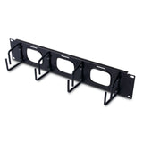 APC Horizontal Cable Organizer 2U with pass-through holes