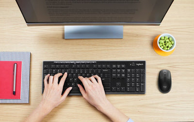 Logitech M190 Wireless Mouse - Full-Size Ambidextrous