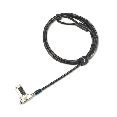 Kensington Slim N17 2.0 Combination Laptop Lock for Wedge-Shaped Slots