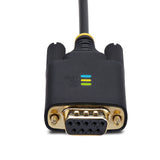 StarTech.com 6.6ft (2m) USB to Null Modem Serial Adapter Cable, COM Re