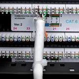 StarTech.com Panneau de brassage 48 ports 2U en rack Cat6, RJ45, UTP, 110 Pun