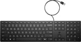 Clavier filaire de bureau HP 320K - USB pleine taille noir