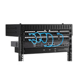 StarTech.com 2-Post 8U Open Frame Wall Mount Network Rack with Built-i