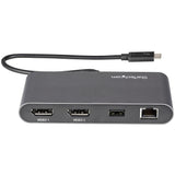 StarTech.com Dual-Monitor Thunderbolt Mini Dock, 4K 60Hz DisplayPort
