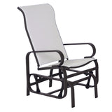 Patio Glider with Breathable Mesh Fabric, Outdoor Glider Chair