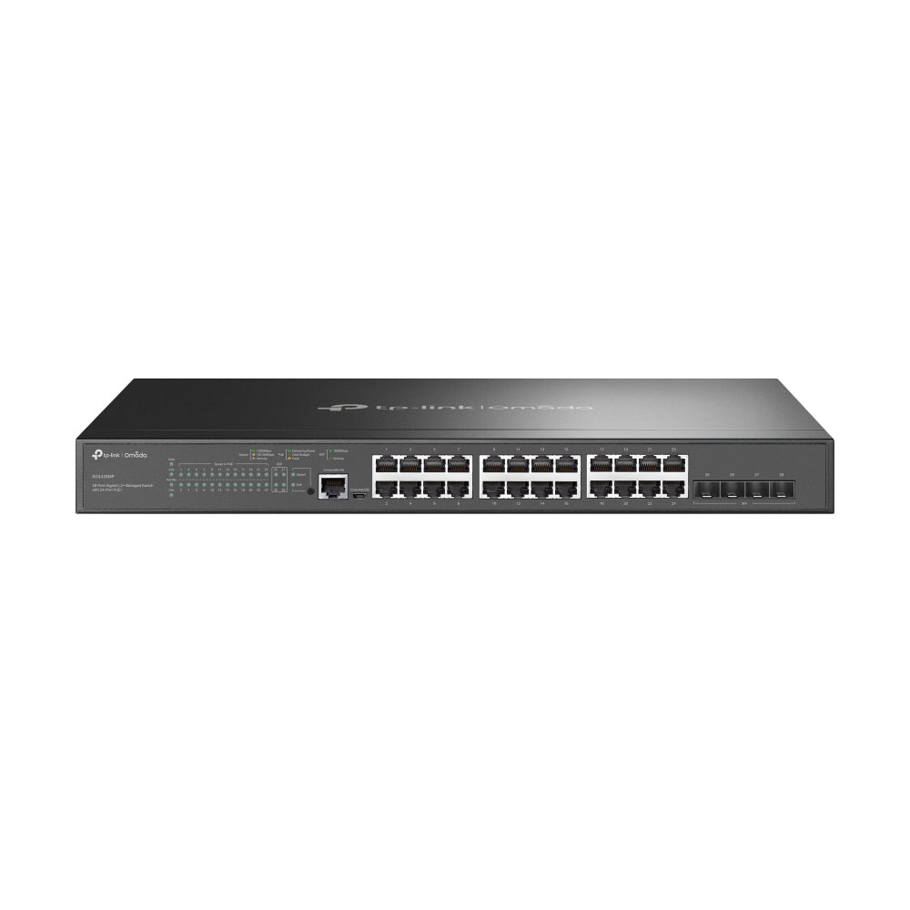 Commutateur géré L2+ Gigabit 28 ports TP-Link Omada avec 24 ports PoE+