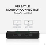 Plugable Technologies 4K DisplayPort and HDMI Dual Monitor Adapter for