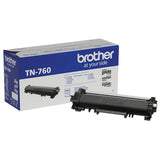 Brother TN760 High-Yield Black Toner Cartridge