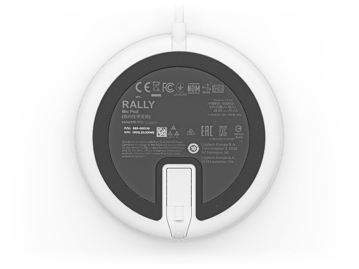 Logitech Rally Mic Pod – Extended Conference Room Audio