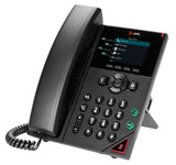 HP Poly VVX 250 4-Line IP Phone with PoE