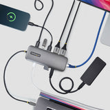 Adaptateur multiport StarTech.com 10-en-1 USB-C vers double DisplayPort, 100W