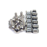 StarTech.com 100-Pack M6 12mm Screws, Square Hole Cage Nuts and Instal
