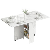Table à manger extensible, table pliante repliable