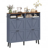 Shoe Storage Cabinet with 4 Flip Drawers, Holds Up to 24 Pairs