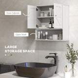 Farmhouse Bathroom Medicine Cabinet, and Adjustable Shelf for Laundry Room