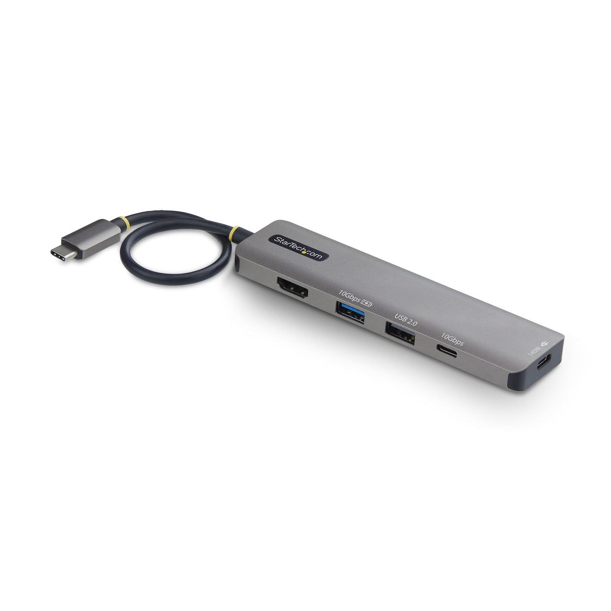 StarTech.com USB-C to HDMI Multiport Adapter with 140W PD Charging, 4K