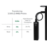 Plugable Technologies USB-C M.2 NVMe SSD Enclosure; Tool-Free & Driver