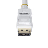 StarTech.com 6ft (1.8m) White VESA Certified DisplayPort 1.2 Cable, 4K