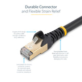 StarTech.com 15ft CAT6a Ethernet Cable - 10 Gigabit Shielded Snagless