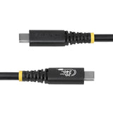StarTech.com 2m (6ft) USB4 Cable, 20Gbps, USB-IF Certified USB-C Cable