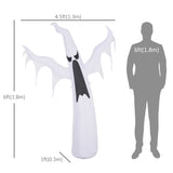 6FT Tall Halloween Inflatable White Ghost
