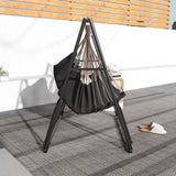 Support de hamac pliable, support de chaise hamac portable 2 en 1 seulement avec sac de transport