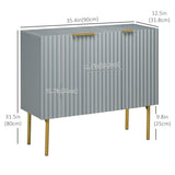 Meuble de rangement moderne, buffet de cuisine/salle à manger/couloir avec pieds dorés