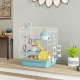 3-Level Hamster Cage with Exercise Wheel