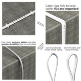 Câble Ethernet Cat 6 de 15 m, extérieur et intérieur, compatible 10 Gbit/s avec Cat8 Cat7 Ne