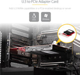 Carte adaptateur StarTech.com U.3 vers PCIe - PCIe 4.0 x4