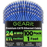 35 FT BLUE SNAGLESS CAT5E PATCH CABLE