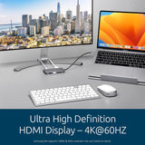 Kensington UH1400P Hub USB-C 8-en-1 avec recharge Pass-Through 85 W