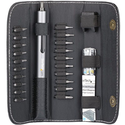 StarTech.com 20-Bit Electric Precision Screwdriver Set - Portable/Mini