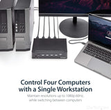 StarTech.com 4–Port HDMI KVM, HDMI KVM Switch, 1080p, USB 3.0 and Audi